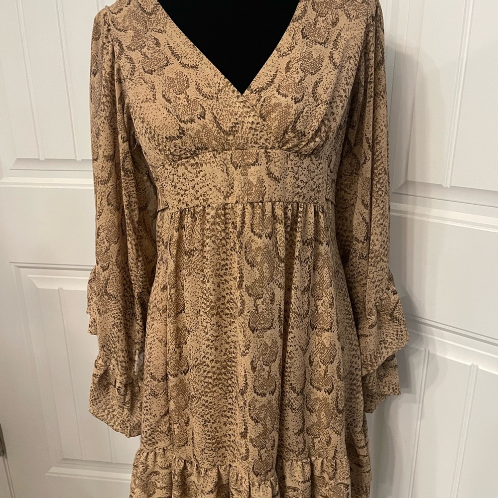Betsey Johnson Bambi Dress in Snake Print